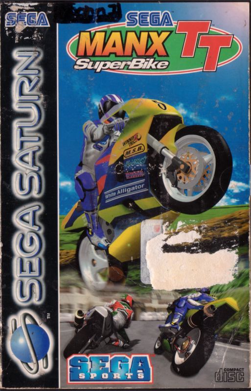 Manx TT SuperBike box art for Sega Saturn